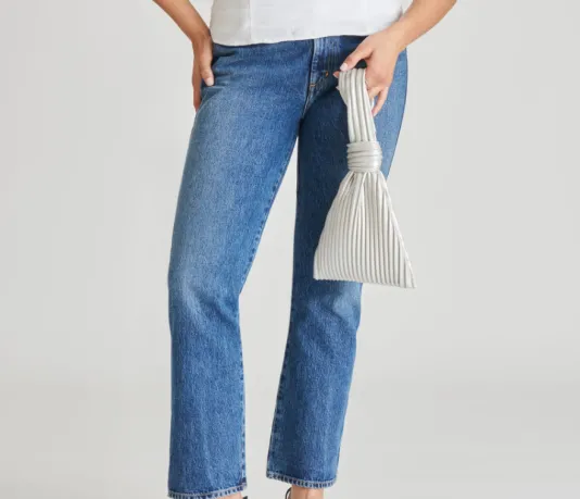 The Accordion Wristlet in Silver