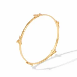 The Bee Bangle in Gold