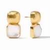 The Catalina Crystal Earring in Clear Crystal