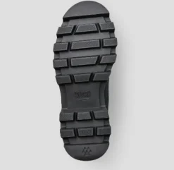 The Center Zip Quilted Nylon Boot in Black