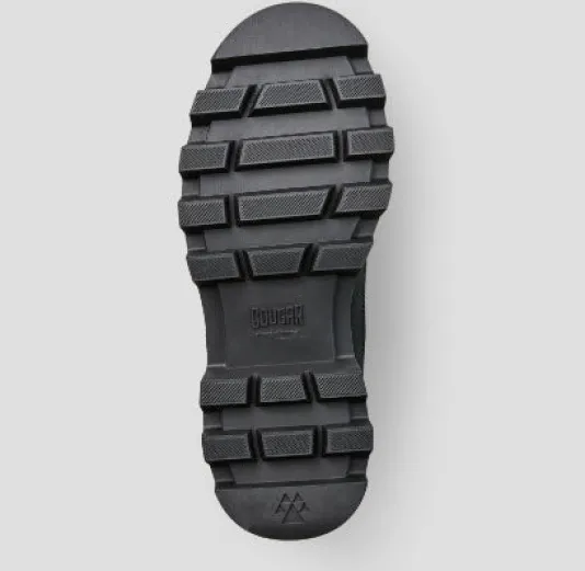 The Center Zip Quilted Nylon Boot in Black