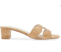 The Circle Slide Sandal in Cork