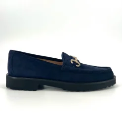 The Classic Bit Lug Loafer in Navy