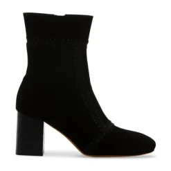 The Crochet Stitch Bootie in Black