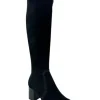 The Crochet Stitch Tall Boot in Black