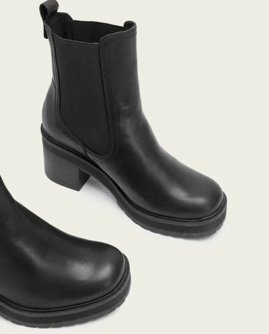 The Dual Gore Bootie in Black