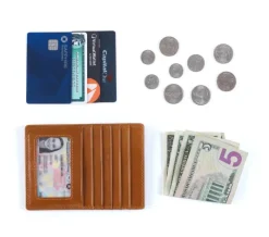 The Euro Slide Card Case in Silver