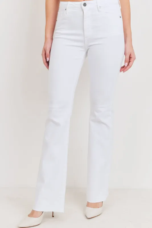 The Flare Jean in White