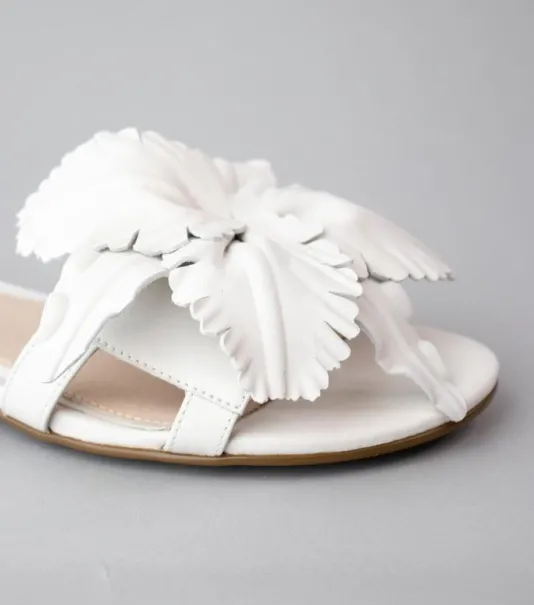 The Flower Slide in White