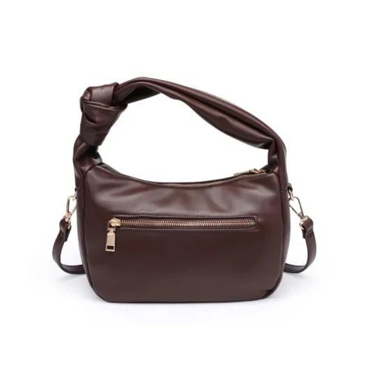The Gold Stud Crossbody in Espresso
