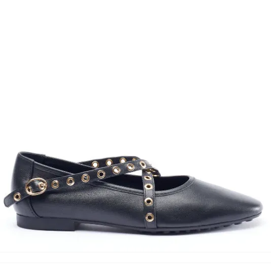 The Gromet Belt Ballet in Black