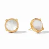 The Honey Stud Earring in Clear Crystal
