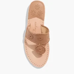 The Jacks Flat Sandal in Toast
