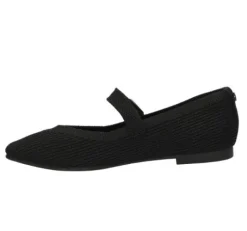 The Knit Maryjane Flat in Black
