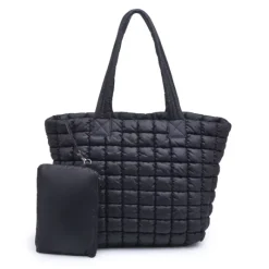 The Nylon Puffer in Black