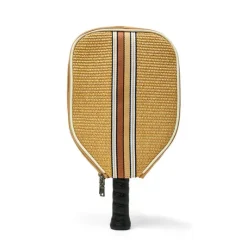 The Pickleball Tote in Dune Raffia