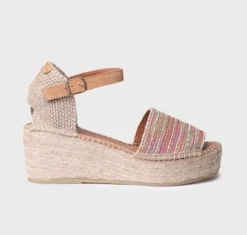 The Platform Espadrille Sandal in Multi