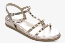The Pyramid Stud Comfort Sandal in Shell