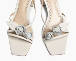 The Rose Bud Sandal in Pearl