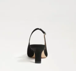 The Sling Back Pointed Pump in Black