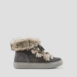 The Snow Hi-Top Sneaker in Pewter