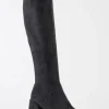 The Tall Stretch Boot in Black
