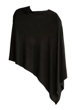 The Travel Poncho in Black