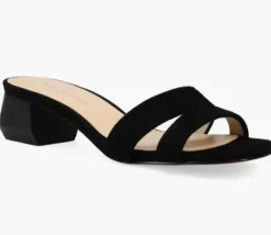 The Tubular Slide Sandal in Black
