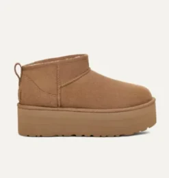 The Ugg Classic Ultra Mini Platform Boot in Chestnut
