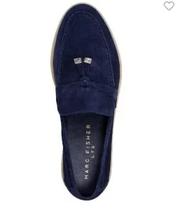 The Unlined Gum Sole Loafer in Navy