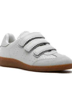 The Velcro Court Sneaker in White