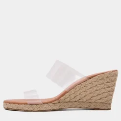 The Vinyl Espadrille in Clear