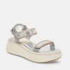 The Whipstitch Sport Sandal in Silver