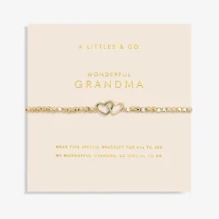The Wonderful Grandma Bracelet in Gold