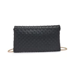 The Woven Clutch in Black