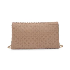 The Woven Clutch in Nude