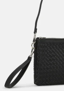 The Woven Crossbody in Black